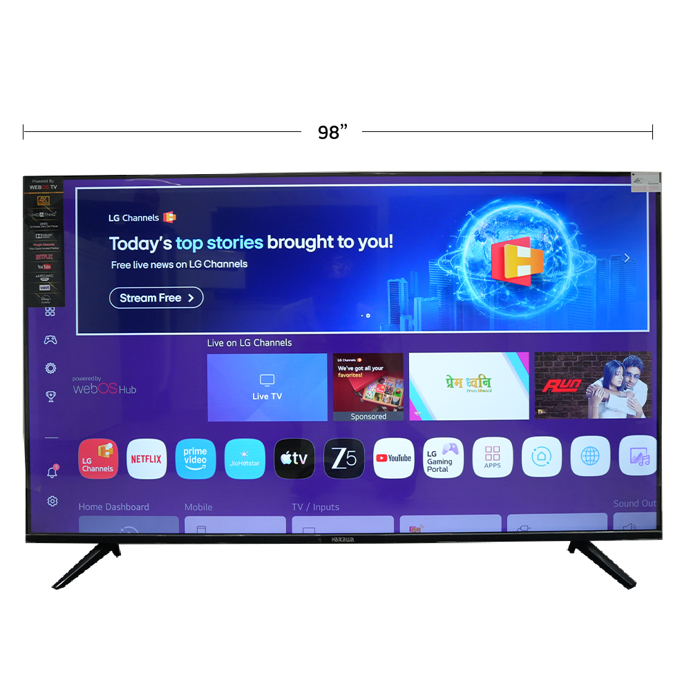 Haikawa Premium 4K QLED 98” (Luxe Series)