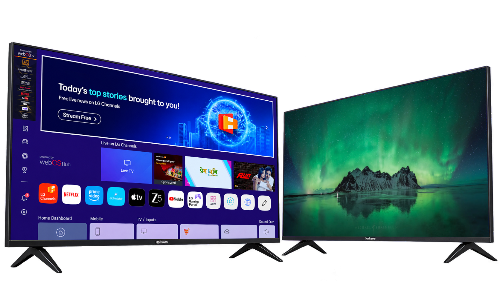 Haikawa Air 4K Smart TV Bezel-less Screen